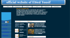 Desktop Screenshot of ebiedyousif.info