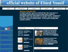 Tablet Screenshot of ebiedyousif.info